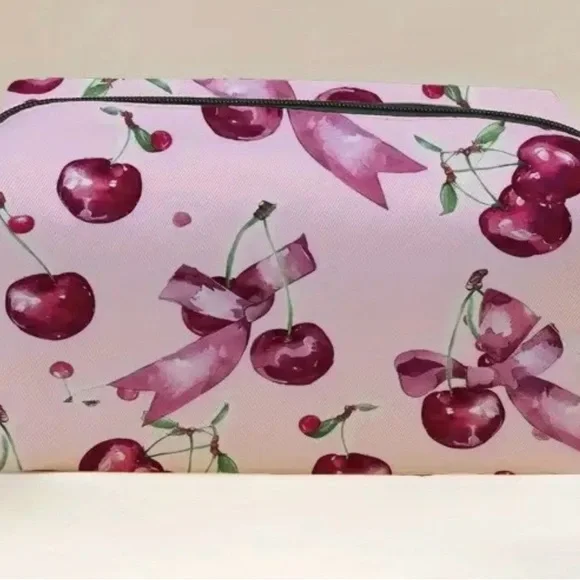 Cherry BWT Print Cosmetic Bag - Picture 5 of 6